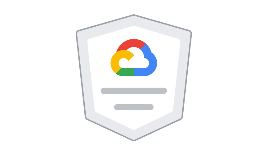 Insignia de certificación de Google Cloud
